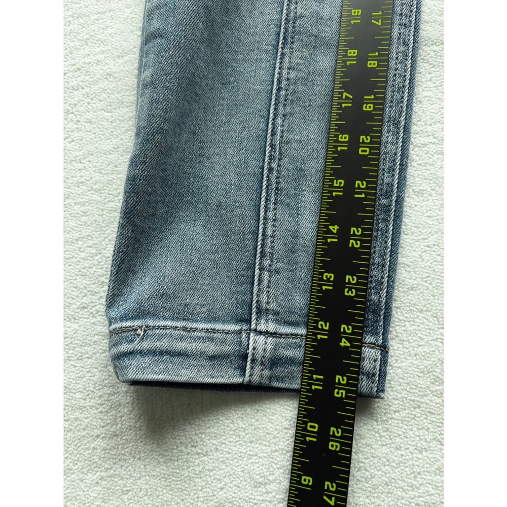 Kut from the Kloth Reese Straight Leg Jeans Women 00 Blue Crop Utility Seam - Picture 8 of 10